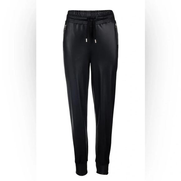 Generation Love Bonnie Faux Vegan Jogger in Black - Picture 3 of 10